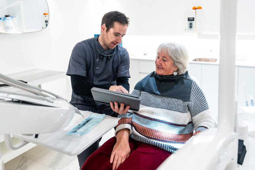 Restorative dentistry treatment for repairing damaged teeth